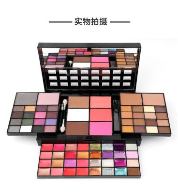 China Waterproof Professional 74 Full Color Makeup Set Eyeshadow Blusher Concealer Lip Gloss Make Up High Qualility Glitter Eyeshadow for sale