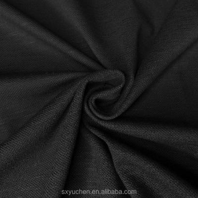 China Good Quality 29% 67% Viscose 4% Viscose Spandex Black Roma Fabric For Trousers 67% Anti Pill Manufacturing for sale