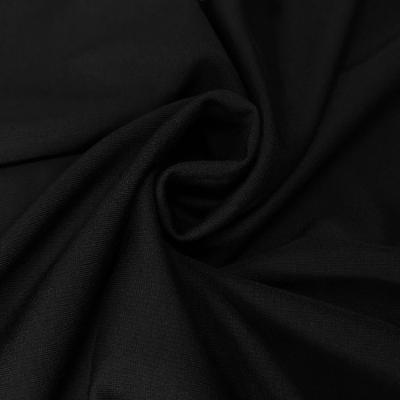 China Good Quality 32.5% Pill In-stock 57.2% Rayon 10.3% Anti Spandex Nylon Ponti Knitting Black Roma Fabric For Trouserss for sale