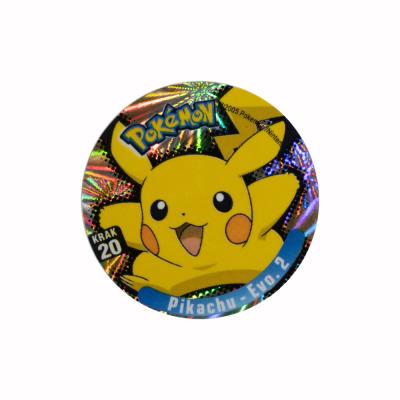 China Waterproof Kids Play And Fun Stickers Material Laser Paper Hologram Cartoon Labels Te koop