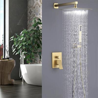 China Wholesale Brass Multifunctional Wall Mounted Sliding Bar Rain Shower Head Without Shower Set With Slide Rod for sale