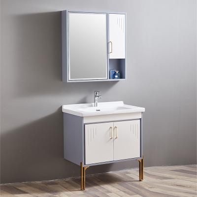 China 2022 MOPO modern 20 inch small bathroom vanity, cheap vanity set for sale