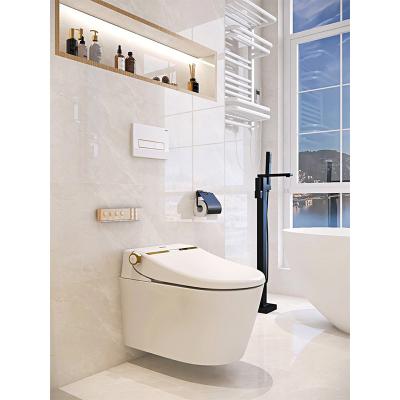 China Hidden Hung Smart Flush China Bidet One Piece Ceramic Toilet Wholesale Automatic Tank Bowl Cleaner Wall for sale