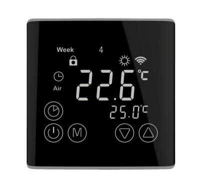 China WiFi modern smart thermostat room temperature control thermostat digital tuya app for sale