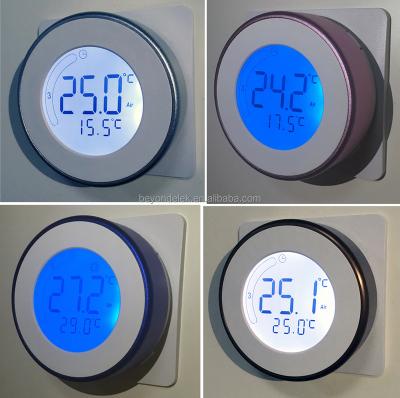 China Electronic household room thermostat for underfloor heating with weekly programmable for sale