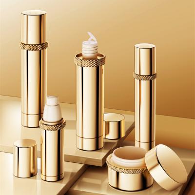 China Pacakaging Cosmetic Manufacturers Custom 30ml 60ml 90ml Plastic Cosmetic Bottles Cream Jars Set Skin Care Bottle Face Cream Packaging Jars for sale