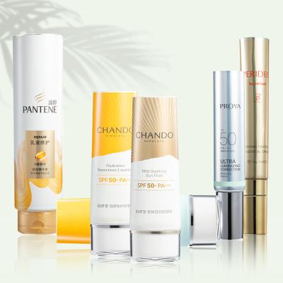 China Pacakaging EPL Cosmetic Custom Plastic Soft Tube Packaging Squeeze Tube Sunscreen Face Wash Eye Cream Lotion Shampoo Empty Cosmetic Tube for sale