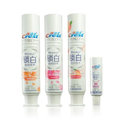 China Pacakaging EPL Cosmetic Color PBL Custom Empty Printed Plastic Tubes Available By Refilling Toothpaste Tube Eco-Friendly Manufacturer for sale