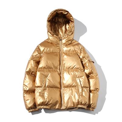 China Factory Wholesale Price Breathable Mens Hood Thick Puffer Jacket Women Solid Puff Jacket With Hoodie for sale