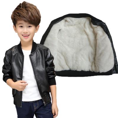 China Autumn Children's Breathable Spring And Children's Clothing Boy Leather Jacket Korean Style for sale