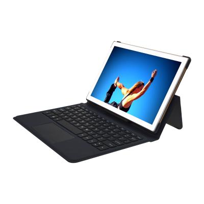 China Educational Factery Price 10.1 Inch Quad-core 4G Network 4+64G 1280*800 IPS With Leather Keyboard Cover Tablet for sale