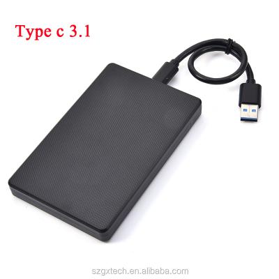 China Tool-Free Installation Support UASP 2.5 Inch External SATA Hard Disk Drive Enclosure To Type C SSD Case HDD USB 3.1 HDD Mobile Rack for sale