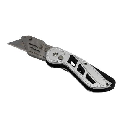 China Quick-Change Box Cutter Folding Pocket Safety Utility Knife for sale