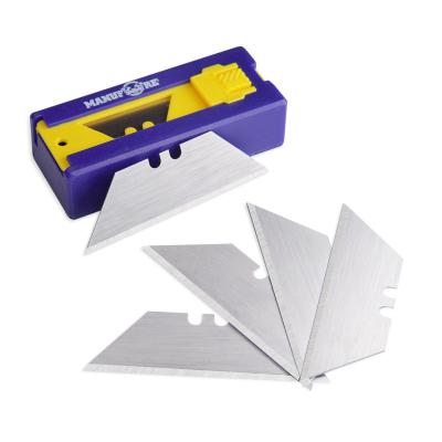 China Cutting Staple Sharpest Edge Knife Trapezium Utility Blade , Cutter Blades for sale