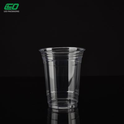 China 16 ounces clear. Disposable Clear Plastic Cold Cup Plastic Pet Cup Disposable Pet Juice Cup for sale