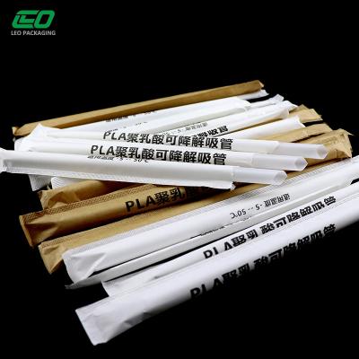 China CLASSIC Disposable Polylactic Acid Degradable Bio Pla Straw Environmental Friendly Pla Straw for sale