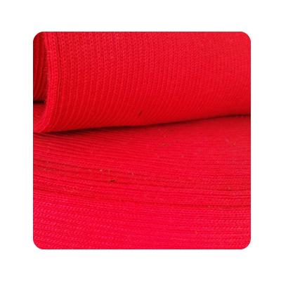 Cina Factory direct soft hand feeling breathable pure cotton textile cotton rib knit fabric for cuff in vendita