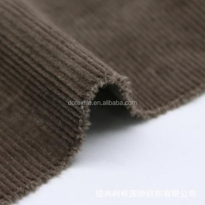 Cina Woven Stripes Corduroy Cotton Fabric Of Anti Pill, Organic, Sustainable, Stretch Feature in vendita