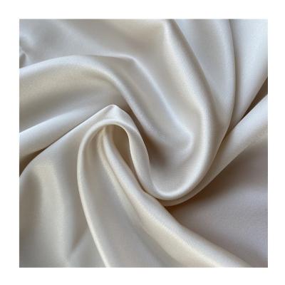 China Do-Nc343 High-End Polyester Taffeta Fabric Satin Linen Plain Dyed 88% Ace+12% Poly en venta