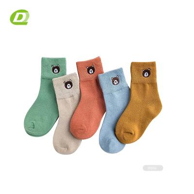 China DQ- I017 Sustainable Baby Socks Sustainable Cotton 100 Cotton Socks For Kids Baby Socks Model for sale