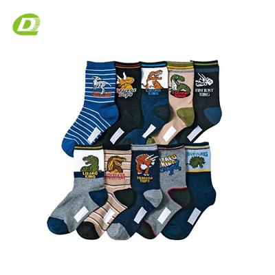 China DQ-B618 Sustainable Fashionable Cute Boy Boys Wearing Socks Boys Crew Fashion Happiness Stomps for sale