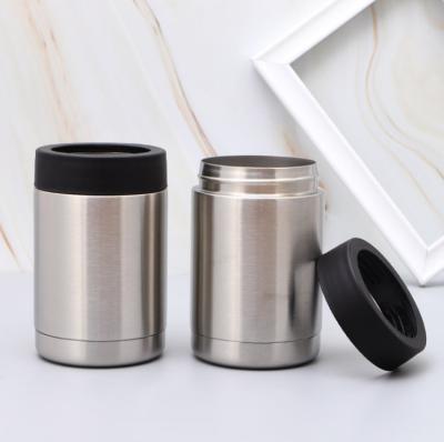 China Disposable Double Wells Insulated Stainless Steel Vacuum Flask Tumbler Beer Bottle Cooler Cola Box Cooler for sale