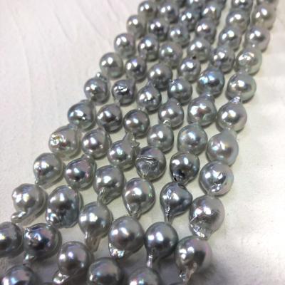 China Saltwater pearl Japanese seawater pearls are really a lot hemp shaped colorful beads baroque gray string string aurora semi-finished products for sale