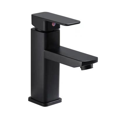 China Hot Selling Matte Black Basin Faucet For Bathroom Thermostatic Faucets for sale