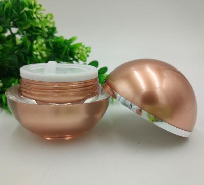 China Hongding cosmetic as ball shape excellent quality HDO use 5/15/30/50g skin jar ball mason jars wholesale jar for cream for sale