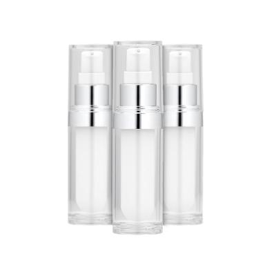 China BEAUTY PACKAGING 30ml Luxury Acrylic Bottle Round Acrylic Bottle Acrylic Bottles Double Walls for sale