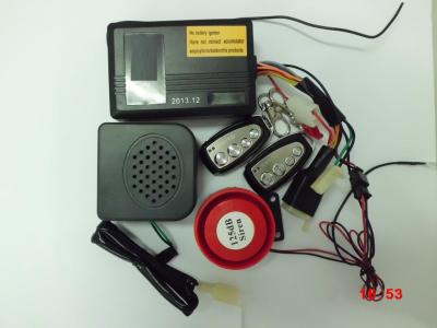 China Motorcycle Burglar Alarm Auto Alarm Systems With Voice Speaker for sale