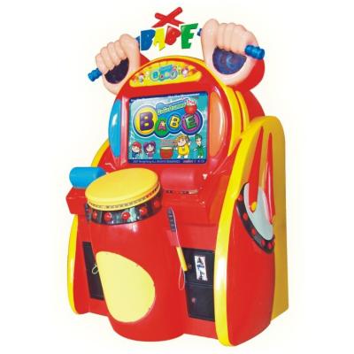 China Drummer Babe Interactive Arcade Games With Music , Arcade Redemption Games for sale