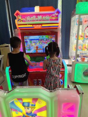 China 2 Players Video Game Machines 250W Coin Op Video Games water shooting machine for sale