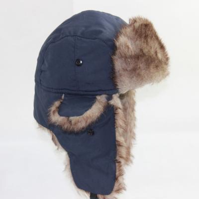 China New style HZM-13953 JOINT fashion faux fur hat/snow hat/winter hat with earflap for sale