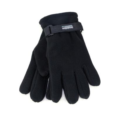 China HZS-13207002 Cool Winter HZS-13207002 Big Size Man Double Layer Black Hand Fleece Gloves In Yiwu for sale