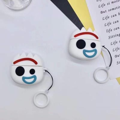 China For 3D Earbuds Mr. Forky Man Stone Status Silicone Case For AirPods Pro 3 Charging Case for sale