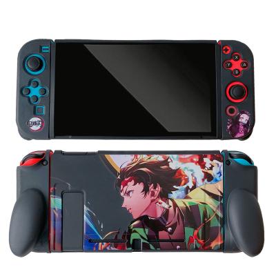 China For Nintendo Switch Standard Soft TPU Split Type Cute Cartoon Anime Designs Cover Device For Nintendo Switch Joycons Case for sale