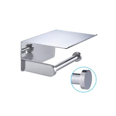 China Modern Price Chrome Polished Bathroom Accessories Toilet Paper Holder With Phone Toilet Paper Holder for sale