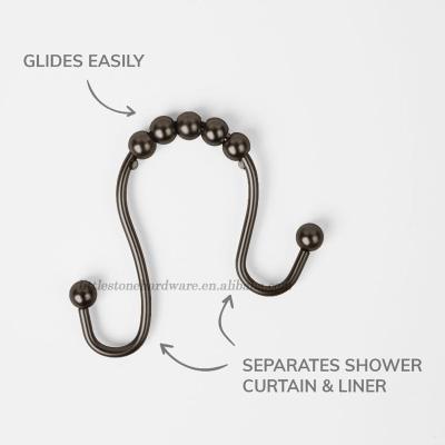 China NEW DOUBLE SLIDE SHOWER TRACK BALL HOOK for sale