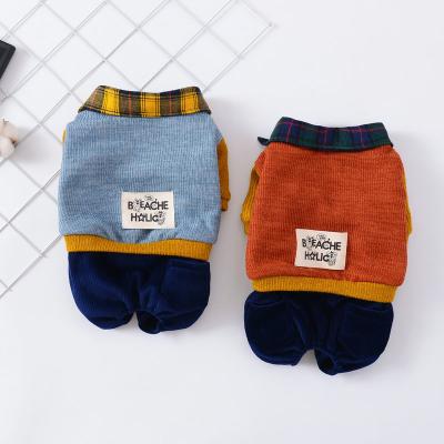 China Wholesale Finely Processed Stocked Dog Clothes Pet Clothes Pull Cotton Designer Dog Clothes for sale