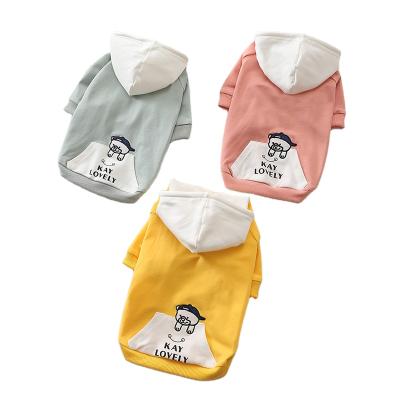 China Stocked Designer Pet Hoodie Breathable Pet Apparel Clothes Mascotas Coat Dog Hoodie Wholesale for sale