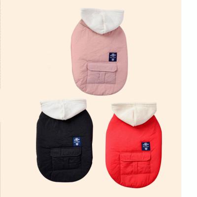 China Wholesale Custom Stocked Fashion Dog Pet Clothes Spring Summer Cotton Hoodies For Dog Cats Dog Clothes for sale