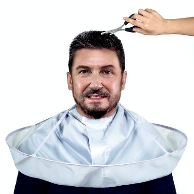 China Hair Barber Gown Cover Household Cleaning Polyester DIY Haircut Cloak Umbrella Cloak Wrap Hair Shaving Apron Protector for sale