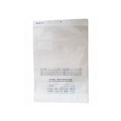 China Factory Wholesale Price Recyclable Transparent Plastic Ziplock Garment Clothing Bag Packaging for sale