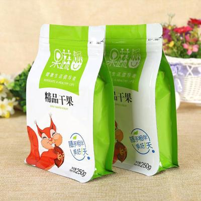 China Factory Price Recyclable Custom Logo Printed Food Plastic Stuff Packaging Tote Bag for sale