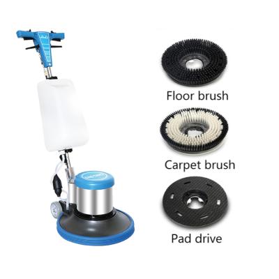 China Garment Stores Commercial Use 1100W 17 Inch Carpet Machine and Floor Brush Machine for Hotel and Home for sale