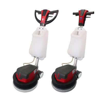 China Multifunctional Hotels Equipment Commercial Floor Brush Cleaning Machine With Plastic Water Tank for sale