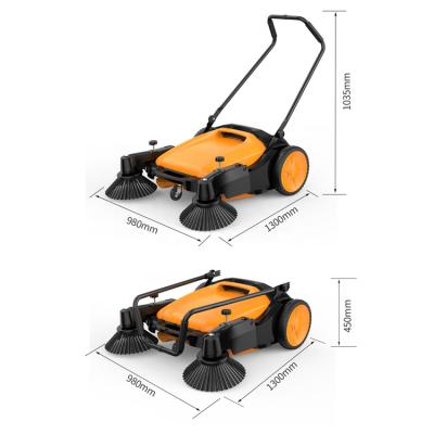 China Hotels Factory Wholesale Automatic Hand Push Floor Road Sweeper for sale