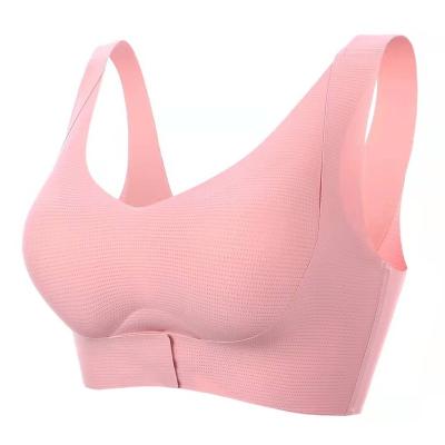 China Professional QUICK DRY Pull Up Adjustable Open Backless Gathering Breathable Fabric Sports Bra for sale