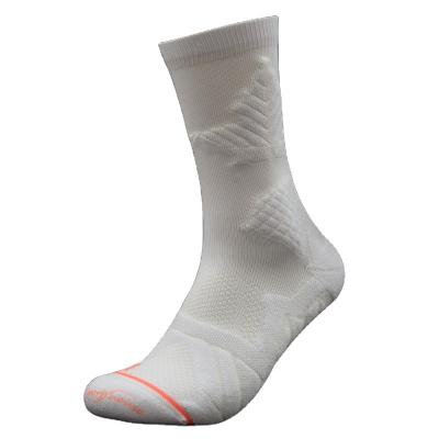 China Breathable Outstanding Women Butt High Retro Basketball Sports Socks With Stripes for sale